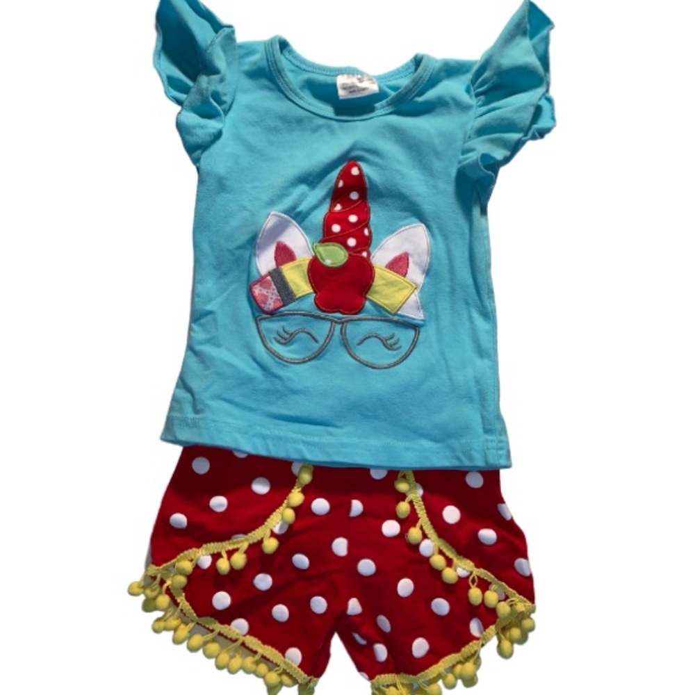 Boutique Unicorn Apple set